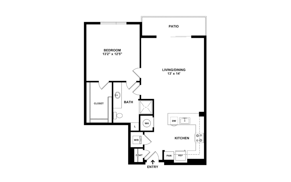 2D Flat Floorplan - A2